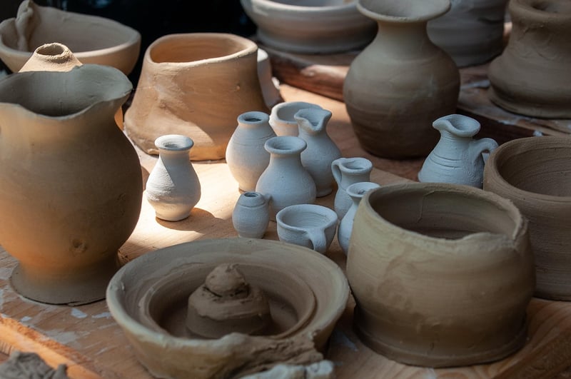 Handmade ceramic pottery